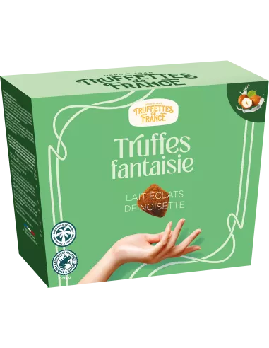 Truffes Fantaisie lait et éclats de noisette